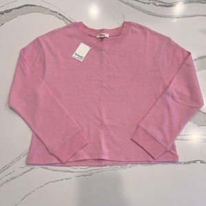 NWT Splendid Girls Sweatshirt Size 10 Recycled Materials